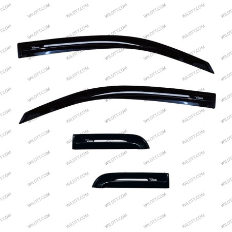 Wind Deflectors Toyota Hilux EC 2005-2015 - WildTT