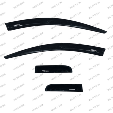 Wind Deflectors Mitsubishi L200 CC 2019-2021 - WildTT