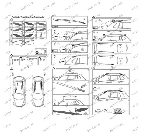 Barras de Tejadilho VW Amarok 2023+ - WildTT