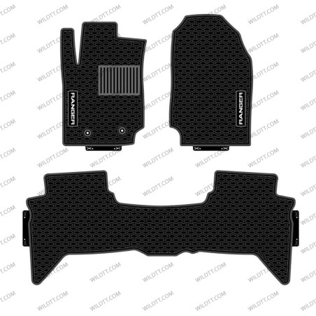 OEM Gummimatten Ford Ranger/Raptor DC 2012-2022 - WildTT