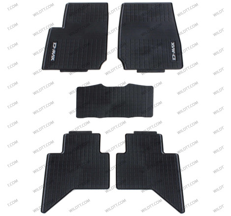 OEM Rubber Mats Isuzu D-Max DC 2020+ - WildTT