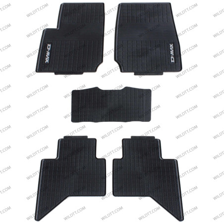 OEM Rubber Mats Isuzu D-Max DC 2020+ - WildTT