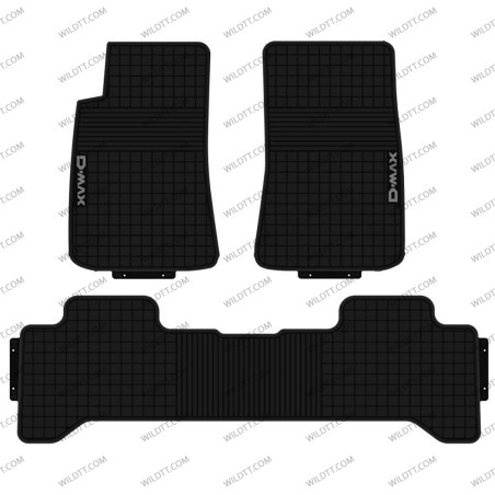 OEM Rubber Mats Isuzu D-Max DC 2012-2020 - WildTT