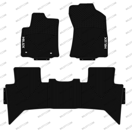 Alfombrillas de Goma OEM Toyota Hilux DC 2016-2026 - WildTT