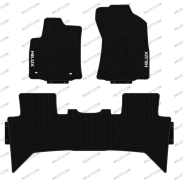 OEM Rubber Mats Toyota Hilux DC 2016+ - WildTT