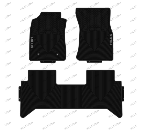 OEM Rubber Mats Toyota Hilux DC 2005-2011 - WildTT