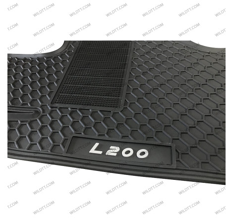 OEM Rubber Mats Mitsubishi L200 DC 2015-2021 - WildTT