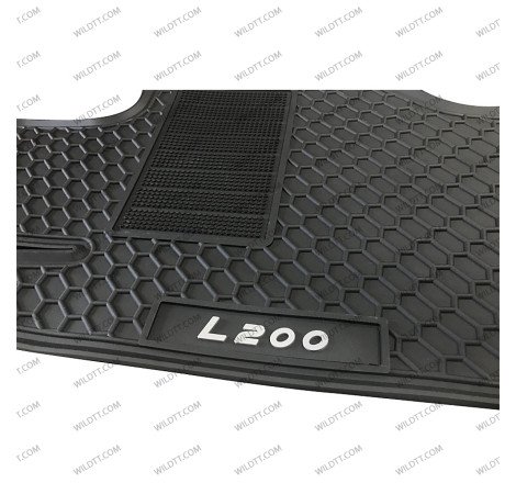 Tappetini in Gomma OEM Mitsubishi L200 DC 2015-2021 - WildTT