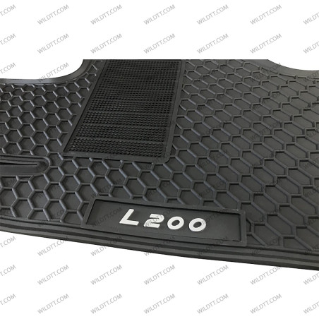 OEM Rubber Mats Mitsubishi L200 DC 2015-2021 - WildTT