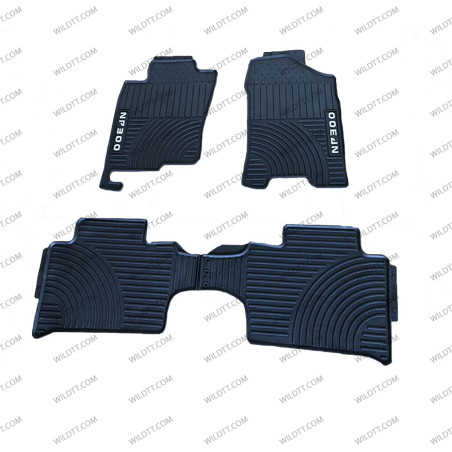 Tapis en Caoutchouc OEM Nissan Navara NP300 DC 2016-2021 - WildTT