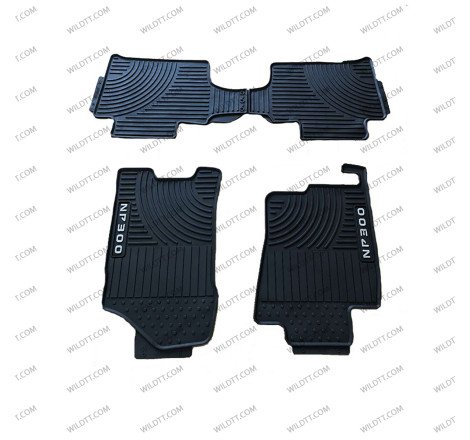 OEM Rubber Mats Nissan Navara NP300 DC 2016-2021 - WildTT