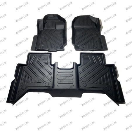 Tapetes 3D Ford Ranger/Raptor DC 2012-2022 - WildTT