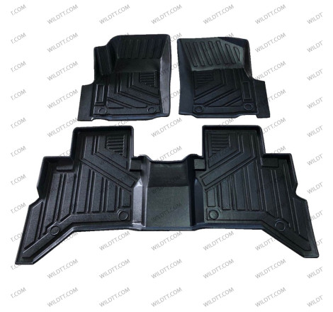 Floor Mats 3D Toyota Hilux DC 2016+ - WildTT