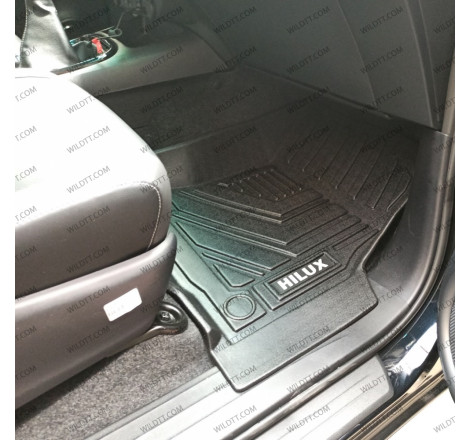 Floor Mats 3D Toyota Hilux DC 2016+ - WildTT