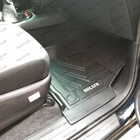 Tapis de Sol 3D Toyota Hilux DC 2016-2026 - WildTT
