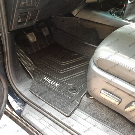 Tapis de Sol 3D Toyota Hilux DC 2016+ - WildTT