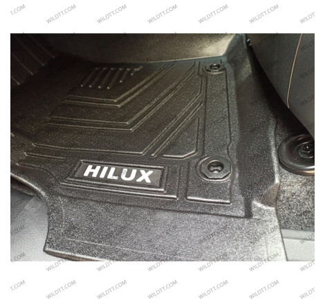 Floor Mats 3D Toyota Hilux DC 2016+ - WildTT