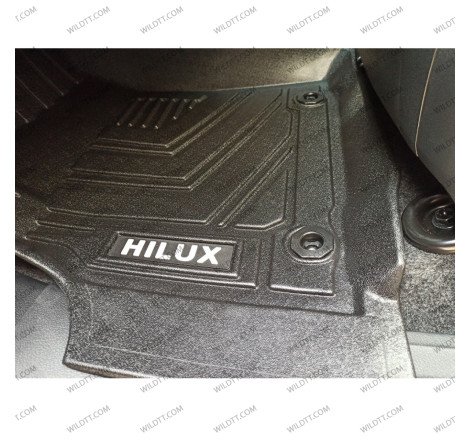 Fußmatten 3D Toyota Hilux DC 2016-2026 - WildTT