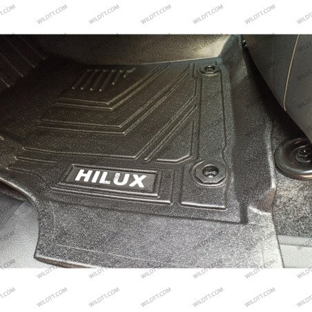 Tapis de Sol 3D Toyota Hilux DC 2016-2026 - WildTT