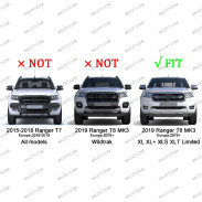 Parrilla Frontal "Raptor" Ford Ranger XLT/Limited 2019-2022 - WildTT