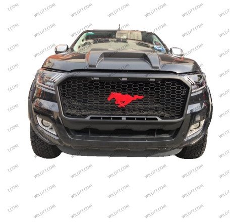 Radiator Grill "Mustang" W/ Leds Ford Ranger 2016-2019 - WildTT