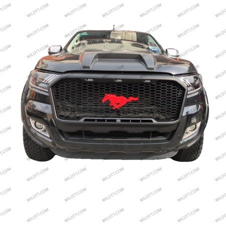 Kühlergrill "Mustang" Mit Leds Ford Ranger 2016-2019 - WildTT