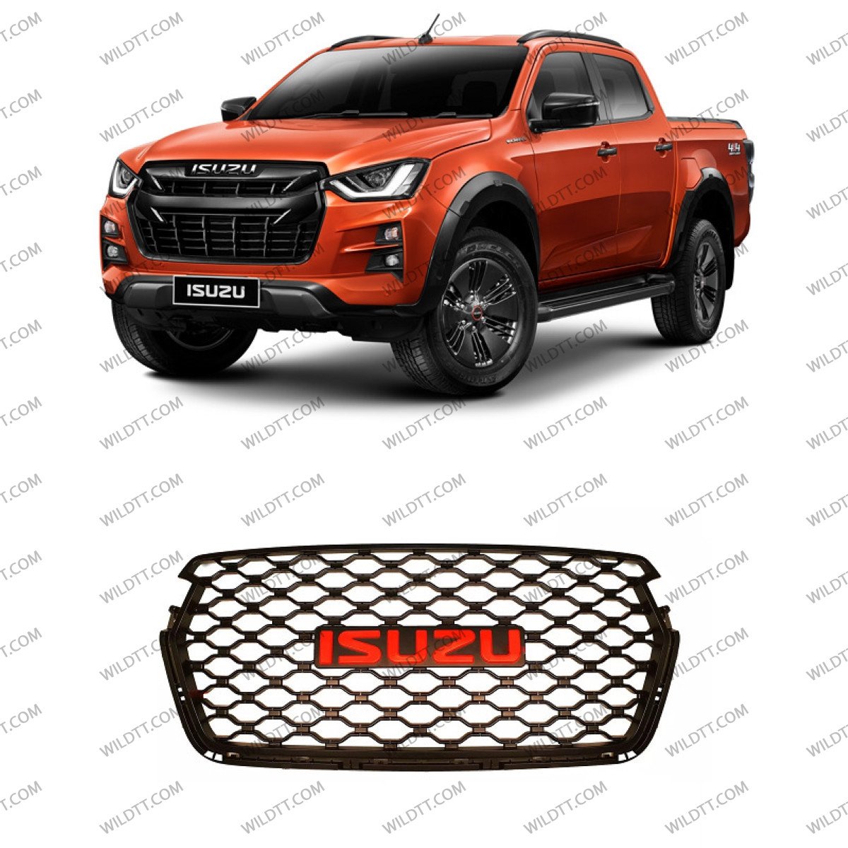 Griglia del Radiatore "Beasty" Isuzu D-Max 2020-2024 - WildTT