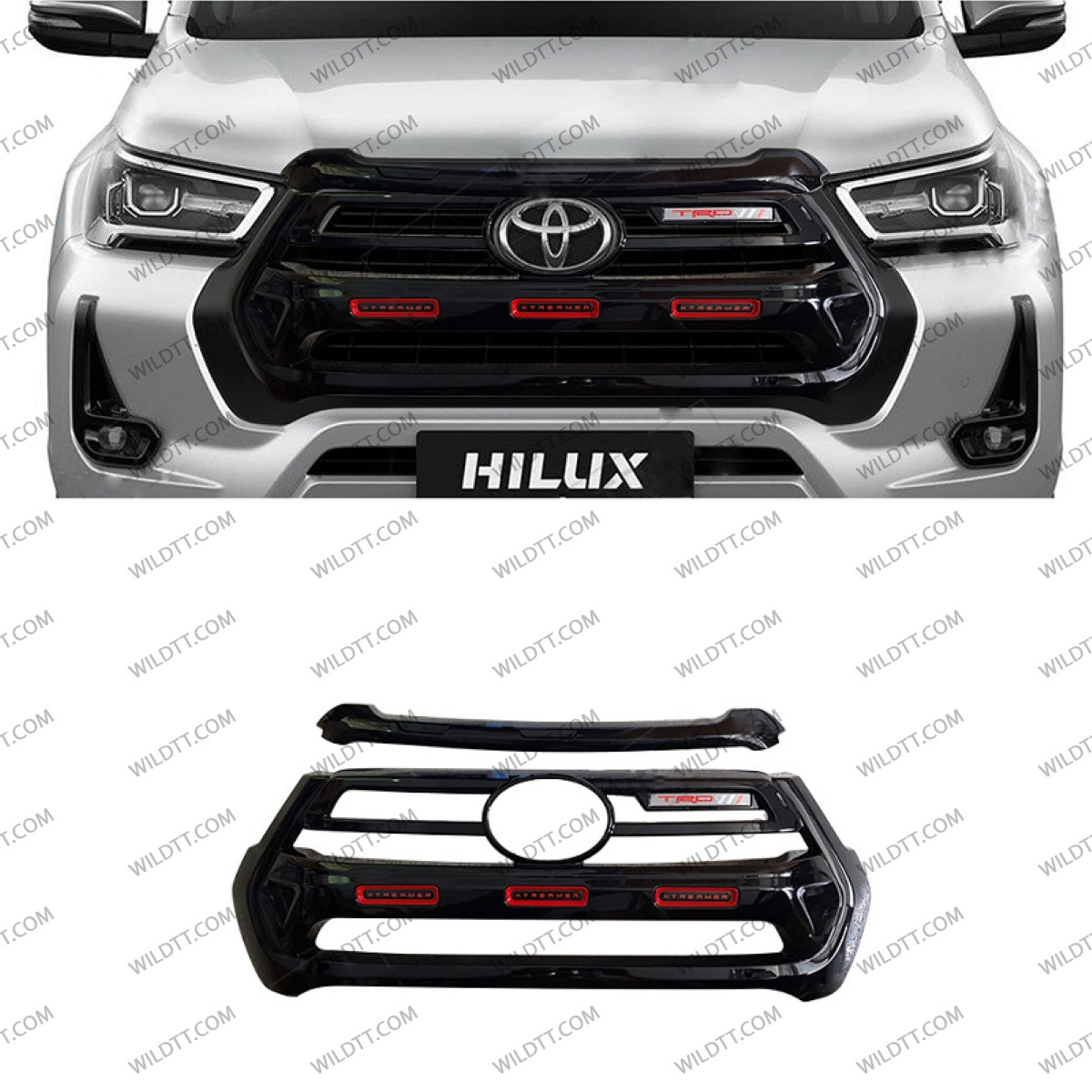 Grelha Radiador "TRD Extreamer" Toyota Hilux 2020-2026 - WildTT
