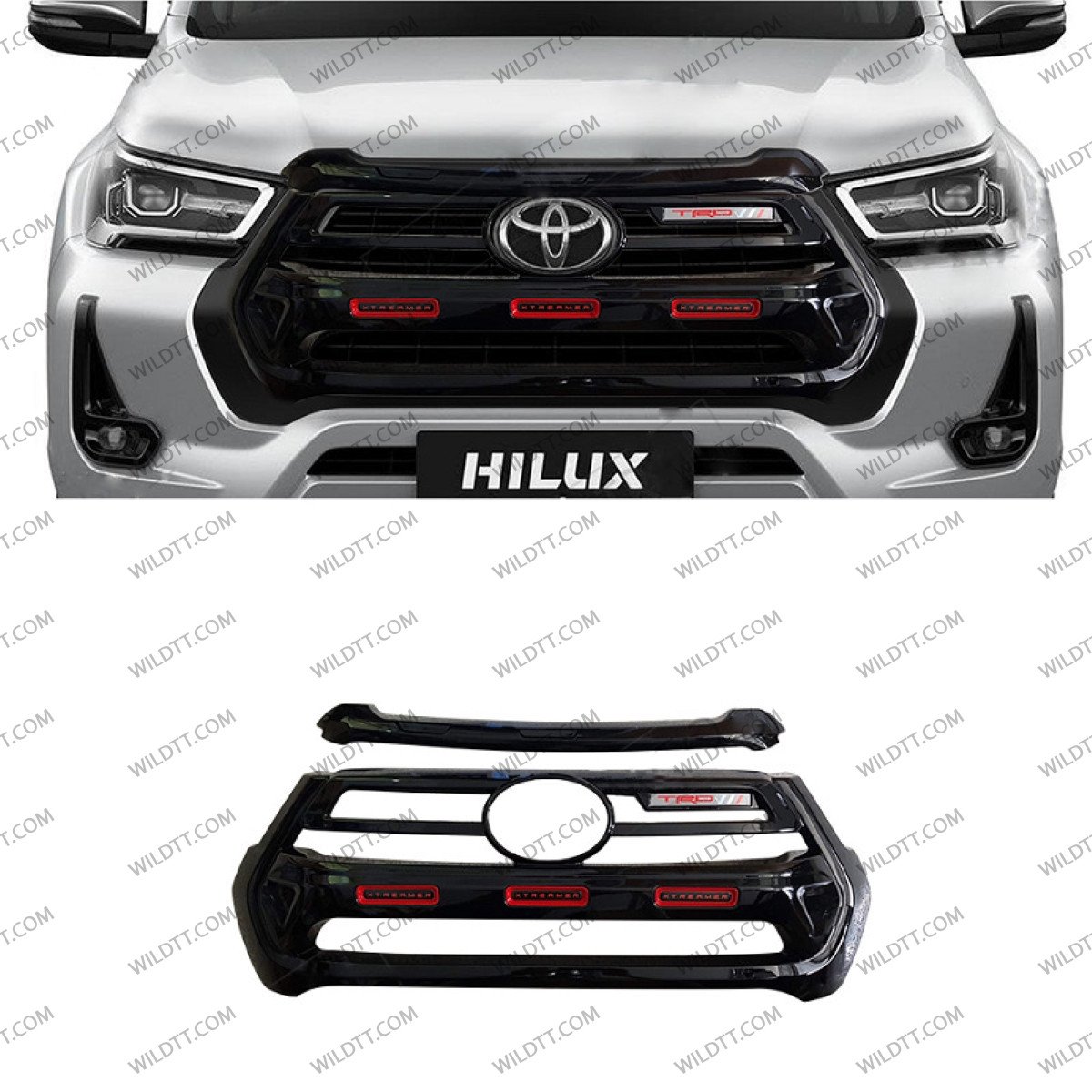 Kühlergrill "TRD Extreamer" Toyota Hilux 2020-2026 - WildTT