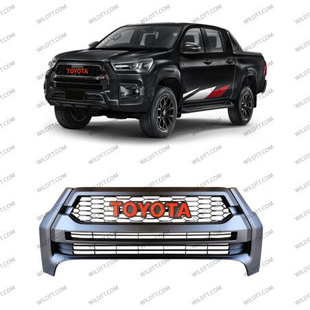 Griglia del Radiatore "GR Sport" Toyota Hilux Invincible 2021+ - WildTT