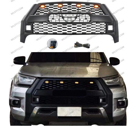 Radiator Grill Toyota Hilux Invincible 2021+ - WildTT