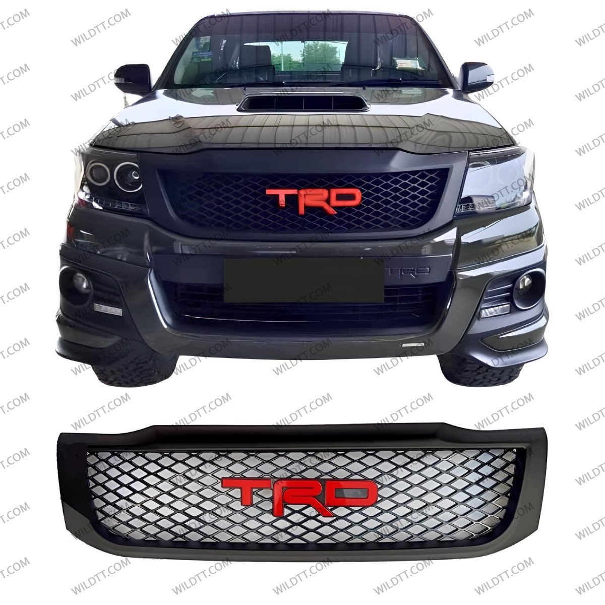 Grille de Radiateur "TRD" Toyota Hilux 2011-2016 - WildTT