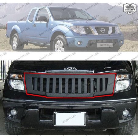 Grille de Radiateur Nissan Navara D40 2005-2010 - WildTT