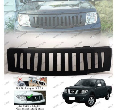 Grille de Radiateur Nissan Navara D40 2005-2010 - WildTT