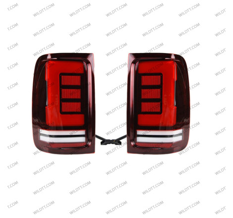 Pilotos Traseros Ahumados LED VW Amarok 2010-2020 - WildTT