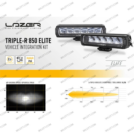 Barra LED Lazer Triple-R P/ Griglia Radiatore Ford Ranger Wildtrak 2023+ - WildTT