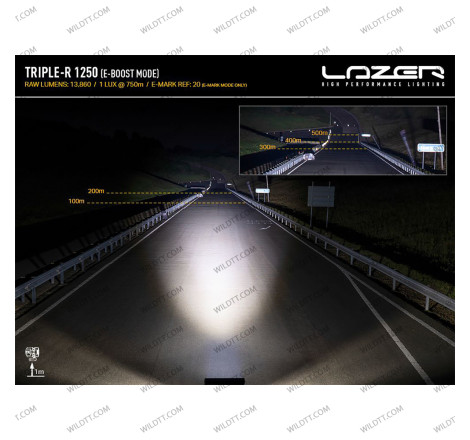 Lazer Triple-R LED LightBar für unteren Kühlergrill Ford Ranger Wildtrak 2023+ - WildTT