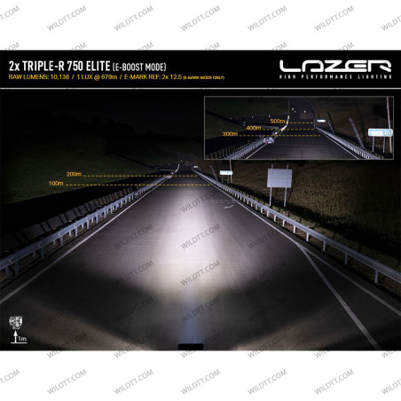 Barre LED Lazer Triple-R P/ Calandre Ford Ranger 2019-2022 - WildTT