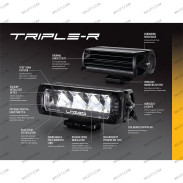 Barra LED Lazer Triple-R P/ Grelha Radiador Ford Ranger 2016-2018 - WildTT