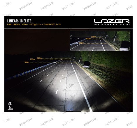 Barra LED Lazer Linear P/ Griglia Inferiore Ford Ranger 2016-2018 - WildTT