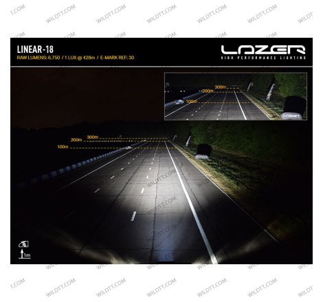 Barra LED Lazer Linear P/ Griglia Inferiore Ford Ranger 2016-2018 - WildTT