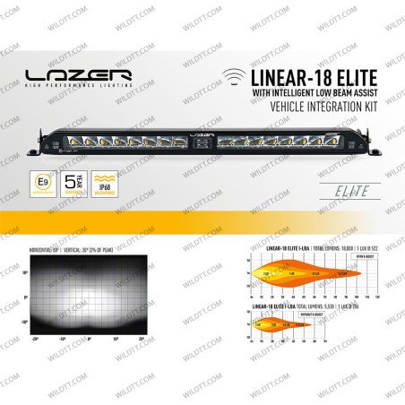 Barra LED Lazer Linear P/ Griglia Inferiore Ford Ranger 2016-2018 - WildTT