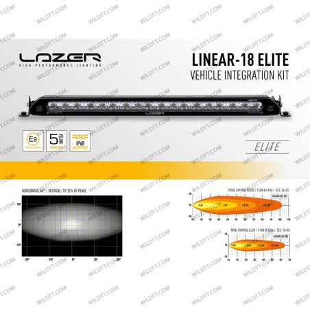 Barra LED Lazer Linear P/ Griglia Inferiore Ford Ranger 2016-2018 - WildTT