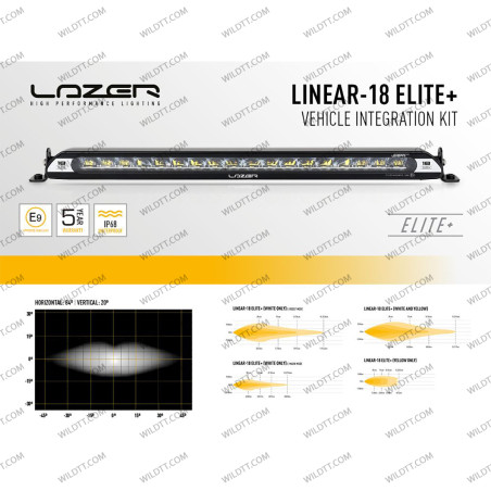 Barra LED Lazer Linear P/ Grelha Inferior Ford Ranger 2016-2018 - WildTT