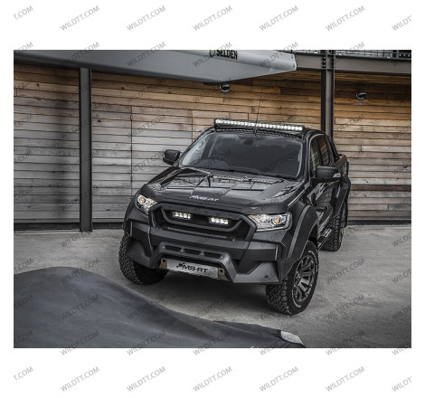 Barra LED Lazer Linear P/ Tejadilho S/ Barras de Tejadilho Ford Ranger/Raptor 2012+ - WildTT