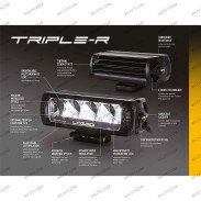 Barra LED Lazer Triple-R P/ Griglia Radiatore Isuzu D-Max 2020+ - WildTT