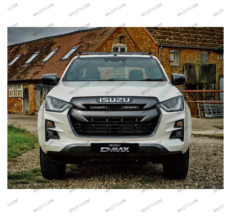 Barra LED Lazer Linear P/ Grelha Radiador Isuzu D-Max 2020+ - WildTT