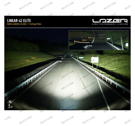 Barra LED Lazer Linear P/ Techo S/ Barras de Techo Isuzu D-Max 2020+ - WildTT