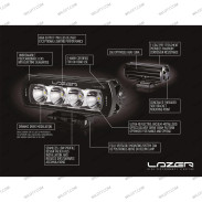Barra LED Lazer Triple-R P/ Roll-Bar Isuzu D-Max 2017-2020 - WildTT