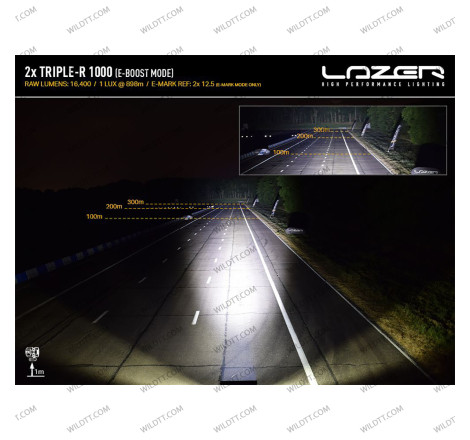 Barre LED Lazer Triple-R P/ Roll-Bar Isuzu D-Max 2017-2020 - WildTT